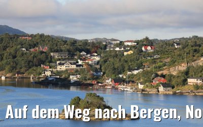 Auf dem Weg nach Bergen, Norwegen, Costa Favolosa 16.07.2019