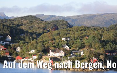 Auf dem Weg nach Bergen, Norwegen, Costa Favolosa 16.07.2019