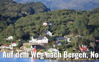 Auf dem Weg nach Bergen, Norwegen, Costa Favolosa 16.07.2019