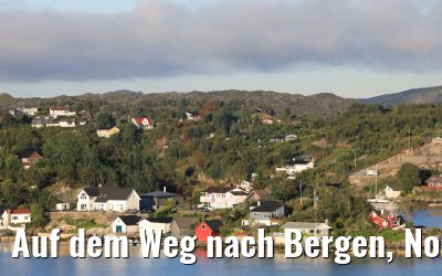 Auf dem Weg nach Bergen, Norwegen, Costa Favolosa 16.07.2019