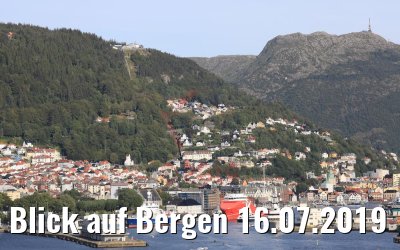 Blick auf Bergen 16.07.2019