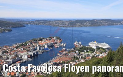 Costa Favolosa Floyen panoramic view 16.07.2019
