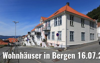 Wohnhäuser in Bergen 16.07.2019