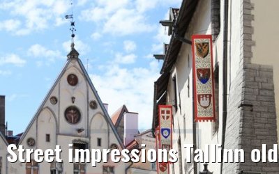 Street impressions Tallinn old town 11.07.2018