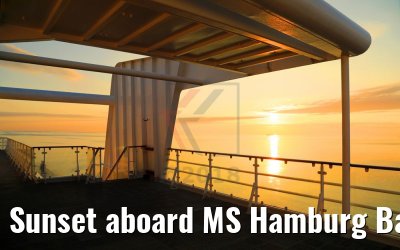 Sunset aboard MS Hamburg Baltic Cruise 11.07.2018