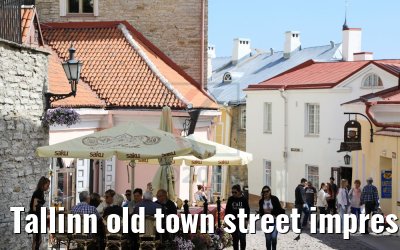 Tallinn old town street impressions 11.07.2018