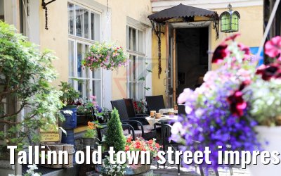 Tallinn old town street impressions 11.07.2018