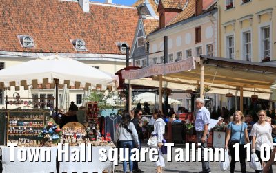 Town Hall square Tallinn 11.07.2018