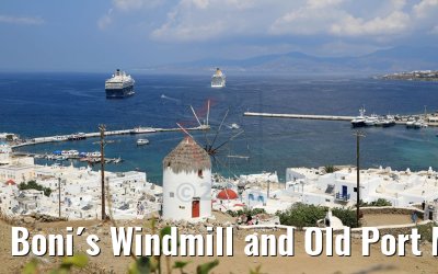 Boni´s Windmill and Old Port Mykonos 26.07.2018