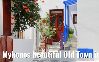 Mykonos beautiful Old Town impressions 26.07.2018