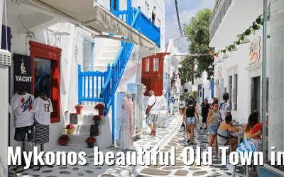 Mykonos beautiful Old Town impressions 26.07.2018