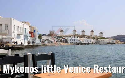 Mykonos little Venice Restaurants and Kato Mili Windmills 26.07.2018
