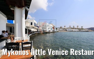 Mykonos little Venice Restaurants and Kato Mili Windmills 26.07.2018