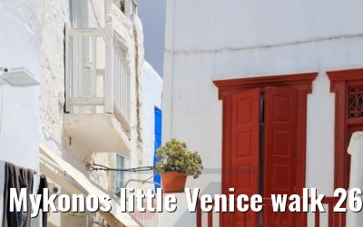 Mykonos little Venice walk 26.07.2018