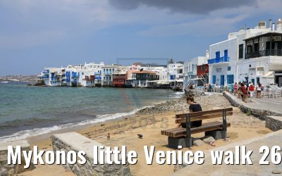 Mykonos little Venice walk 26.07.2018
