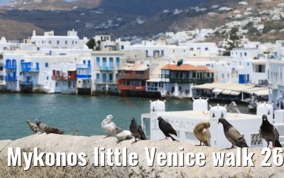 Mykonos little Venice walk 26.07.2018