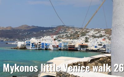 Mykonos little Venice walk 26.07.2018