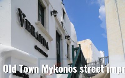 Old Town Mykonos street impressions 26.07.2018