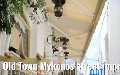 Old Town Mykonos street impressions 26.07.2018