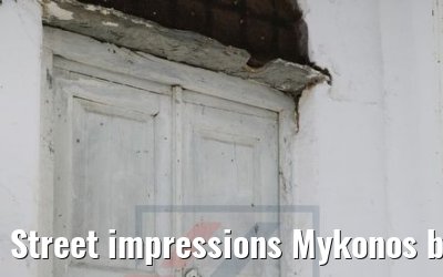 Street impressions Mykonos beautiful Old Town 26.07.2018