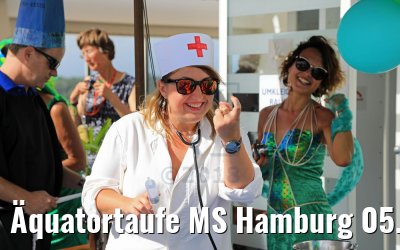 Äquatortaufe MS Hamburg 05.02.2018
