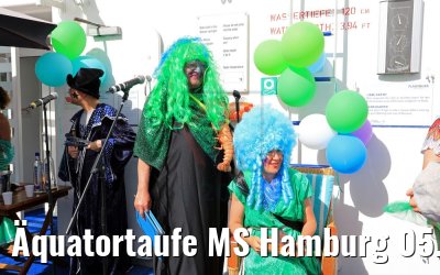 Äquatortaufe MS Hamburg 05.02.2018