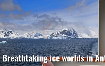 Breathtaking ice worlds in Antarctica, Gerlache Strait 08.01.2017