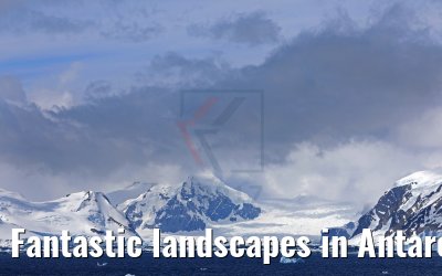 Fantastic landscapes in Antarctica 08.01.2017