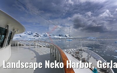 Landscape Neko Harbor, Gerlache Strait, Danco Coast Antarctica 08.01.2017