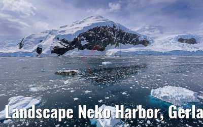 Landscape Neko Harbor, Gerlache Strait, Danco Coast Antarctica 08.01.2017
