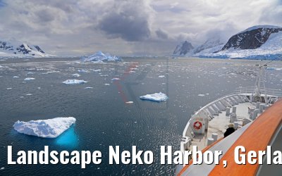 Landscape Neko Harbor, Gerlache Strait, Danco Coast Antarctica 08.01.2017