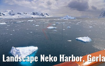 Landscape Neko Harbor, Gerlache Strait, Danco Coast Antarctica 08.01.2017