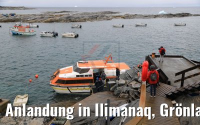 Anlandung in Ilimanaq, Grönland