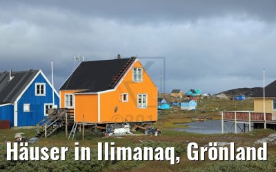 Häuser in Ilimanaq, Grönland