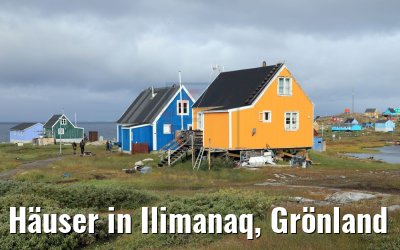 Häuser in Ilimanaq, Grönland
