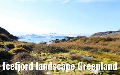 Icefjord landscape Greenland