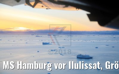 MS Hamburg vor Ilulissat, Grönland