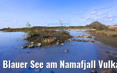 Blauer See am Namafjall Vulkan, Island 21.08.2017