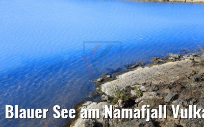 Blauer See am Namafjall Vulkan, Island 21.08.2017