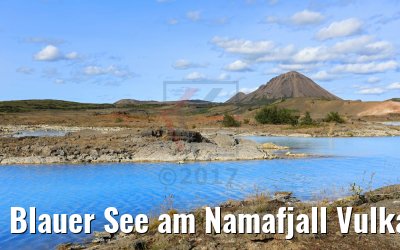 Blauer See am Namafjall Vulkan, Island 21.08.2017