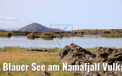Blauer See am Namafjall Vulkan, Island 21.08.2017