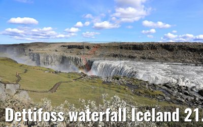 Dettifoss waterfall Iceland 21.08.2017