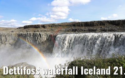 Dettifoss waterfall Iceland 21.08.2017