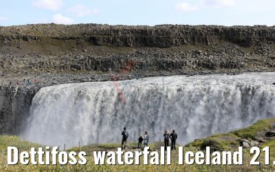 Dettifoss waterfall Iceland 21.08.2017