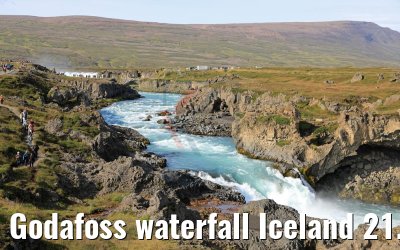 Godafoss waterfall Iceland 21.08.2017