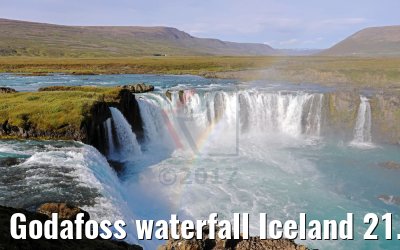 Godafoss waterfall Iceland 21.08.2017