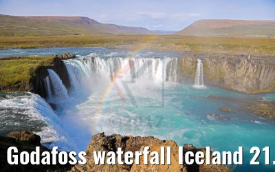Godafoss waterfall Iceland 21.08.2017