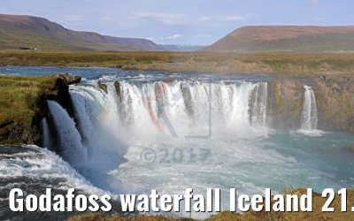 Godafoss waterfall Iceland 21.08.2017