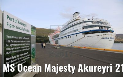 MS Ocean Majesty Akureyri 21.08.2017