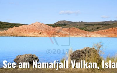 See am Namafjall Vulkan, Island 21.08.2017